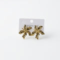 Boucles d’oreilles érable or
