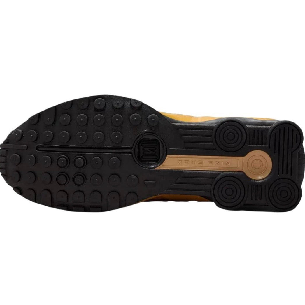 Nike Shox R4 metallic gold