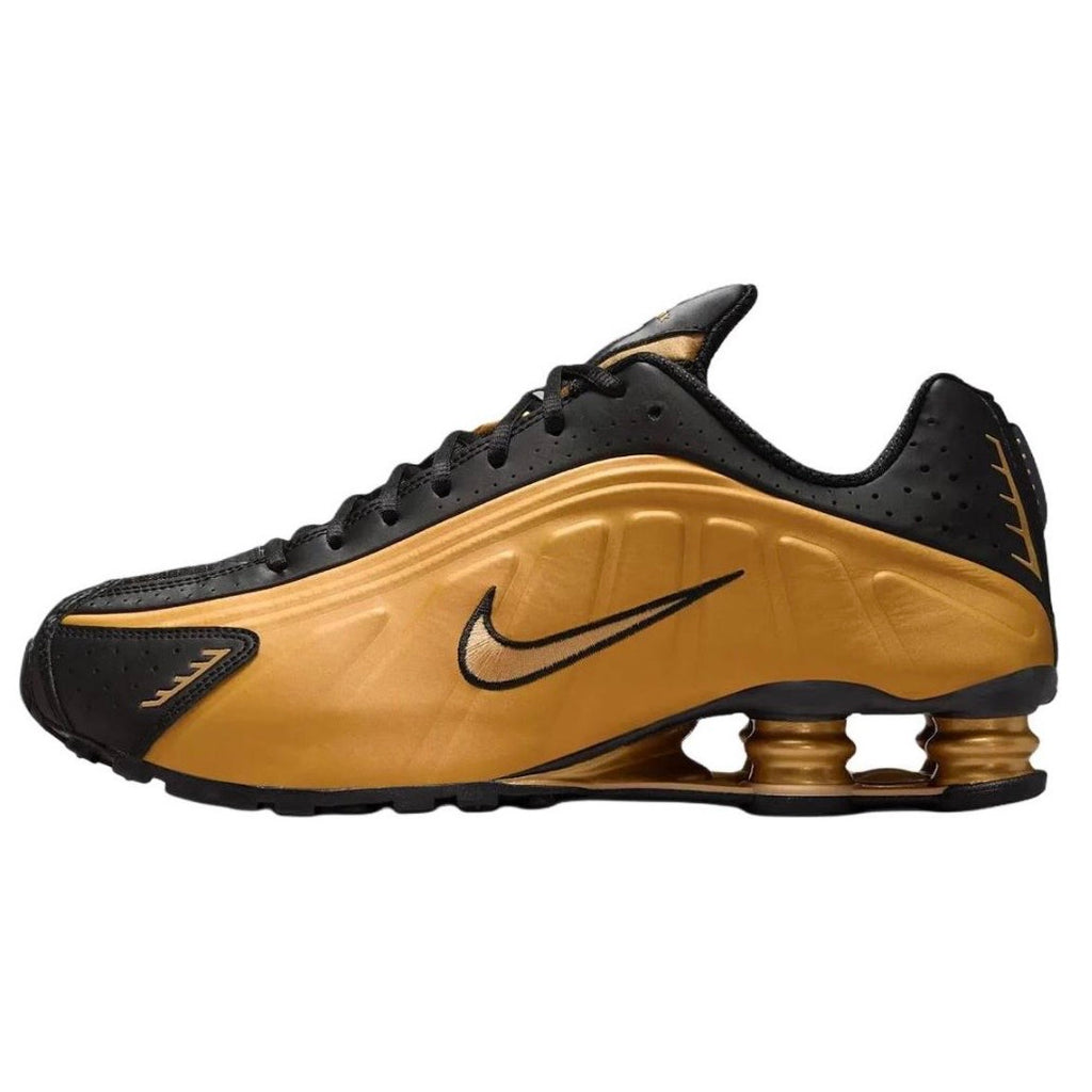 Nike Shox R4 metallic gold