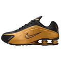 Nike Shox R4 metallic gold
