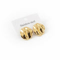 Boucles d’oreilles vagues d’or