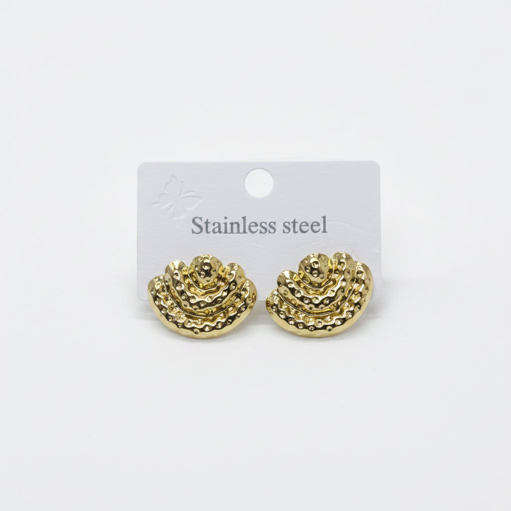 Boucle d’oreille pearl or
