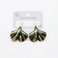 Boucles d’oreilles black petal