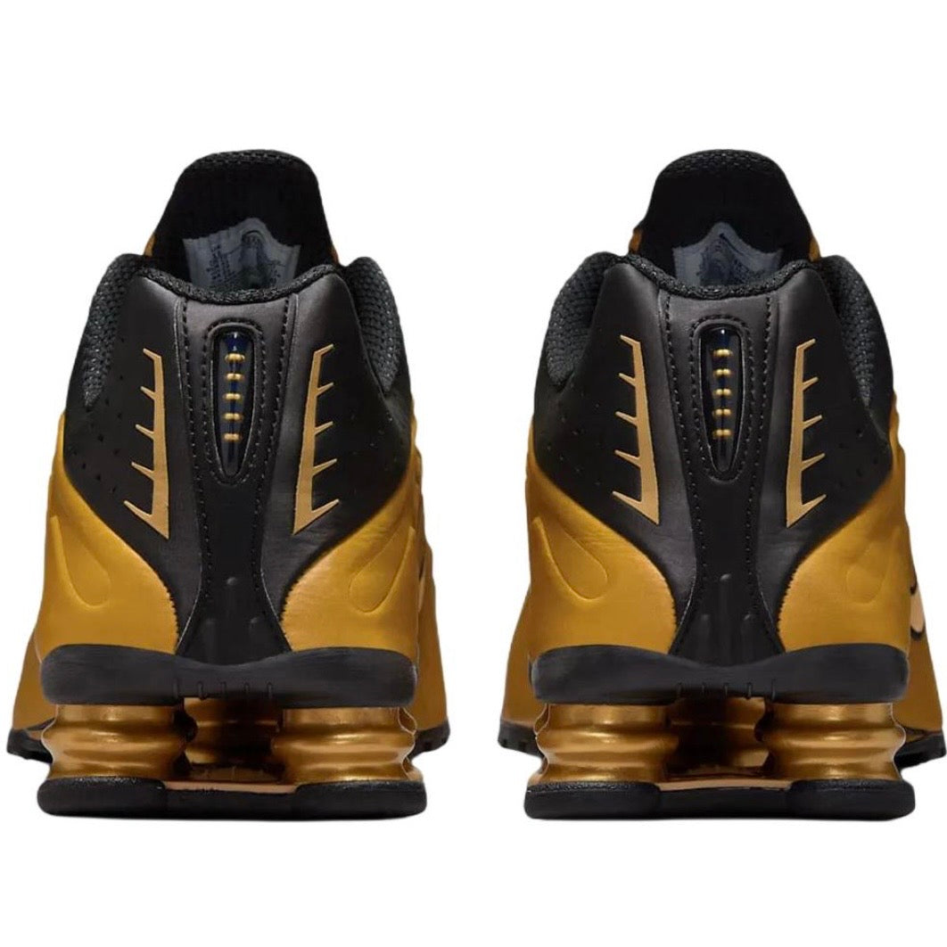 Nike Shox R4 metallic gold