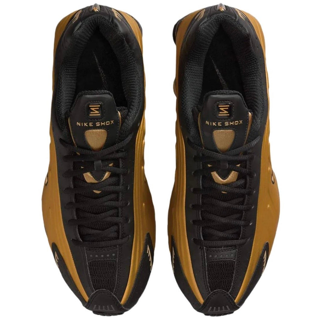 Nike Shox R4 metallic gold